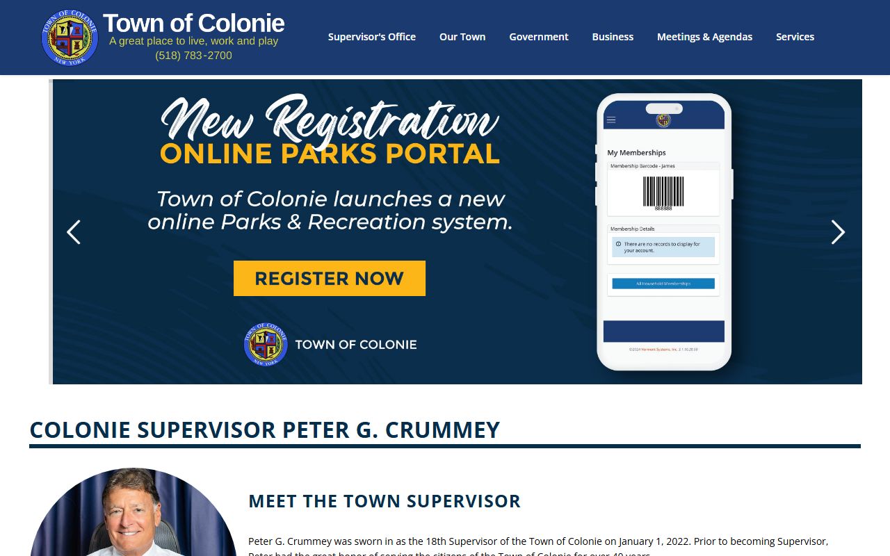 Town of Colonie official website