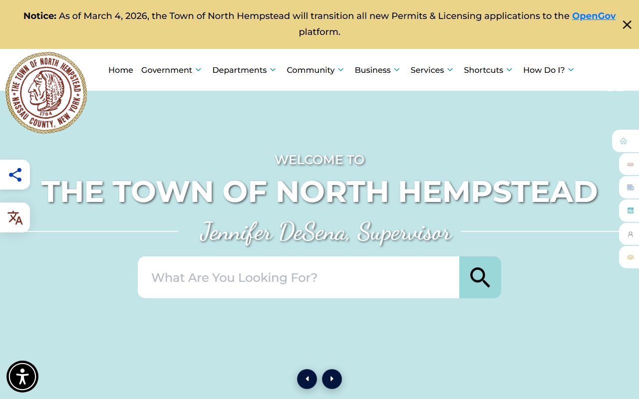 Town of North Hempstead official website