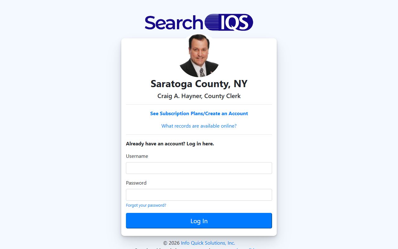 Saratoga County records search for traffic court records